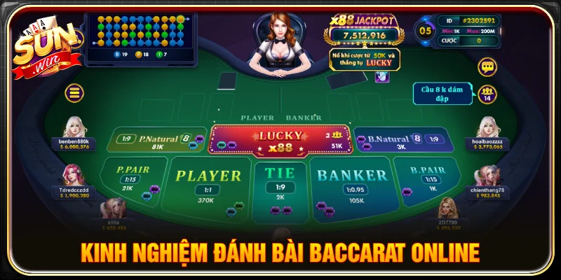 Bí quyết đánh bài Baccarat online cho người chơi mới