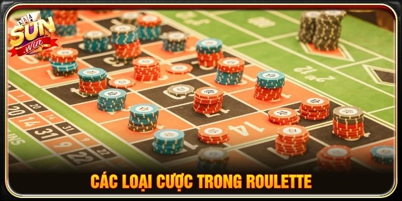 Các loại cược trong Roulette