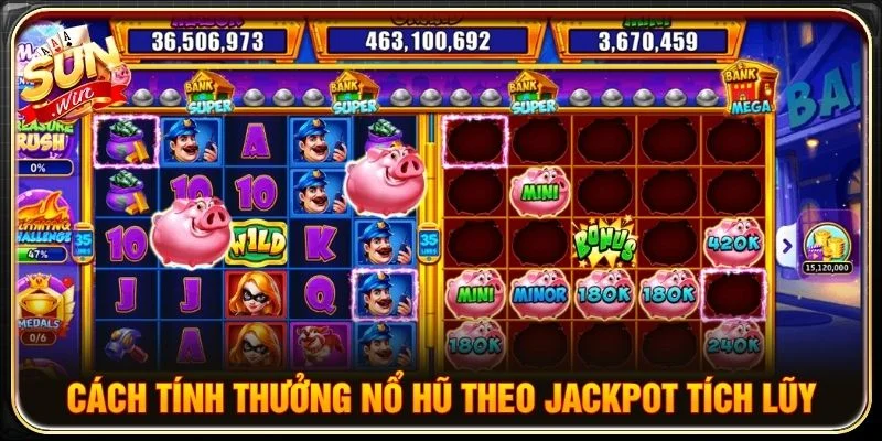 Cách tính thưởng nổ hũ theo Jackpot tích lũy