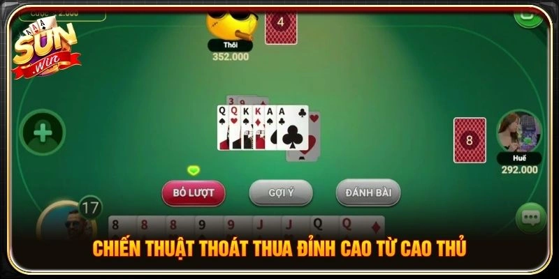 Chiến thuật thoát thua đỉnh cao từ cao thủ