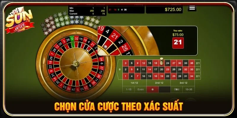 Chọn cửa cược theo xác suất