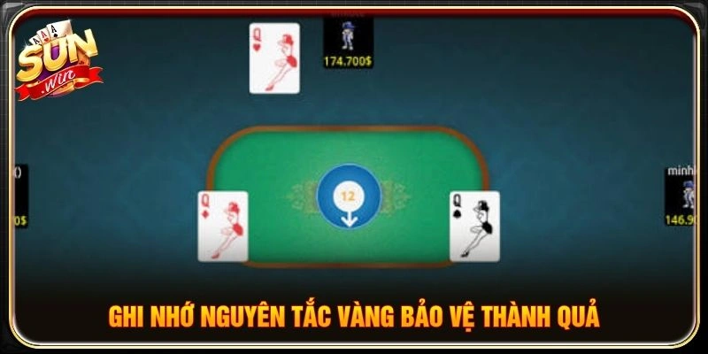 Ghi nhớ nguyên tắc vàng bảo vệ thành quả