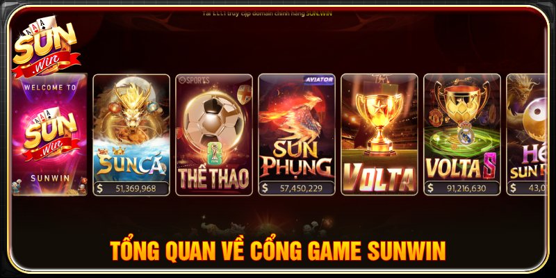 Giới thiệu cổng game SUNWIN với kho trò chơi ấn tượng