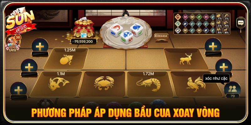 Hướng dẫn cách áp dụng quy luật bầu cua xoay vòng dành cho dân chơi mới
