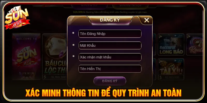 Kiểm tra thông tin đăng ký SUNWIN đảm bảo ổn định