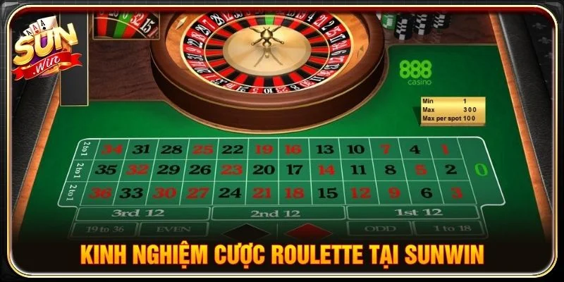 Kinh nghiệm cược Roulette tại SUNWIN