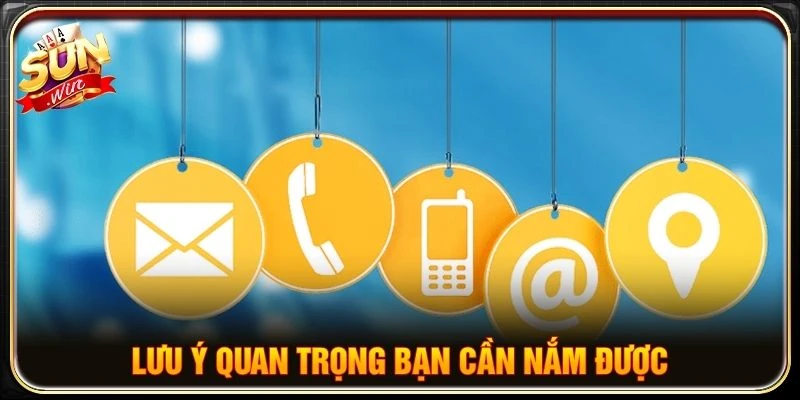 Lưu ý quan trọng bạn cần nắm được