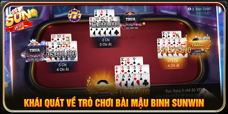 Mậu binh SUNWIN mang đến sân chơi game bài hấp dẫn