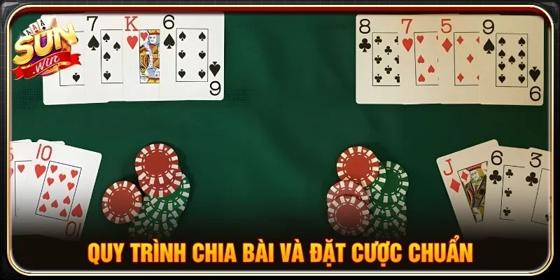 Quy trình chia bài và đặt cược chuẩn