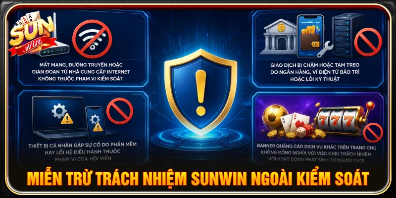 Sự cố phát sinh từ bên ngoài sẽ áp dụng chính sách