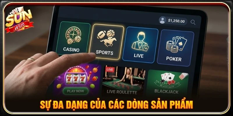 Sự đa dạng của các dòng sản phẩm